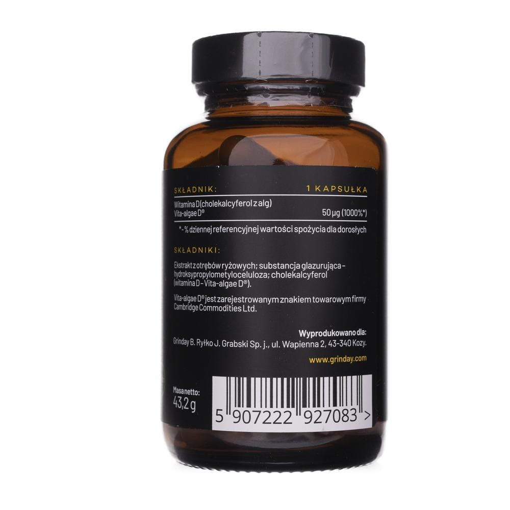 Grinday Vegan Vitamine D3 2000 IE - 60 Capsules – Medpak