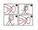 Haspro Multi10 Earplugs Pink - 10 Pairs