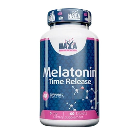 Haya Labs Melatonin Time Release 5 mg - 60 Tablets