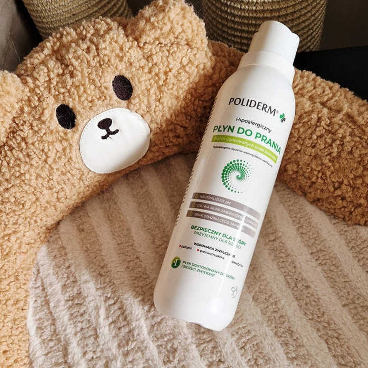 JM Sante Poliderm Hypoallergenic Laundry Detergent for Dogs and Cats - 1000 ml