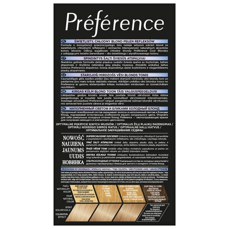 L'Oréal Paris Preference Hair Colour Cool Blondes, 8.1 Copenhagen, Light Ash Blonde