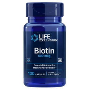 Life Extension Biotin 600 mg - 100 Capsules