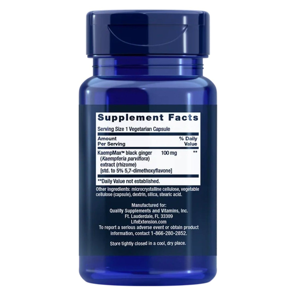 Life Extension Male Vascular Sexual Support - 30 Veg Capsules