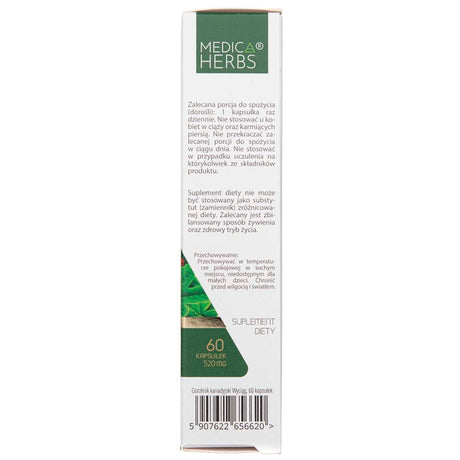 Medica Herbs Hydrastis Canadensis (Canadian Bitterroot) 520 mg - 60 Capsules