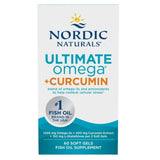 Nordic Naturals Ultimate Omega + Curcumin - 60 Capsules