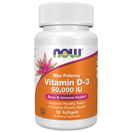 Now Foods D3 50.000 IU - 50 Softgels