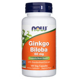 Now Foods Ginkgo Biloba 60 mg - 120 Veg Capsules