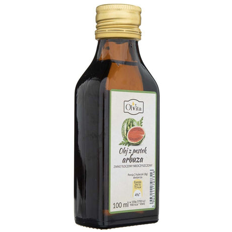 Olvita Watermelon Seed Oil Cold Pressed Unpurified - 100 ml