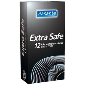 Pasante Extra Safe Condoms - 12 Pieces