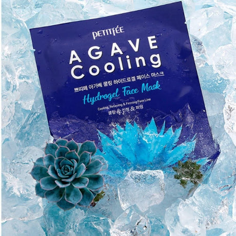 Petitfee Agave Cooling Hydrogel Face Mask - 5 Pieces