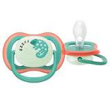 Philips Avent Ultra Air Nighttime Pacifier, 6-18 Months - 2 Pieces