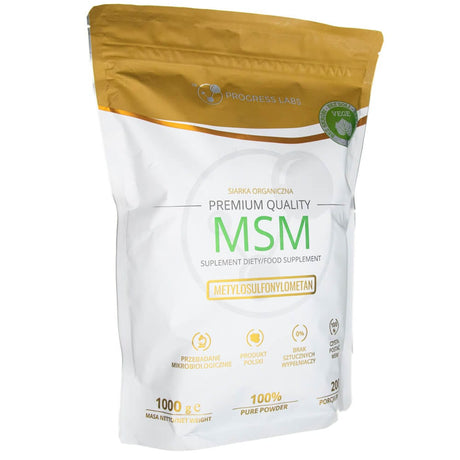 Progress Labs MSM (Organic Sulphur) Powder - 1000 g