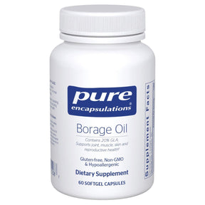 Pure Encapsulations Borage Oil 1000 mg - 60 Softgels