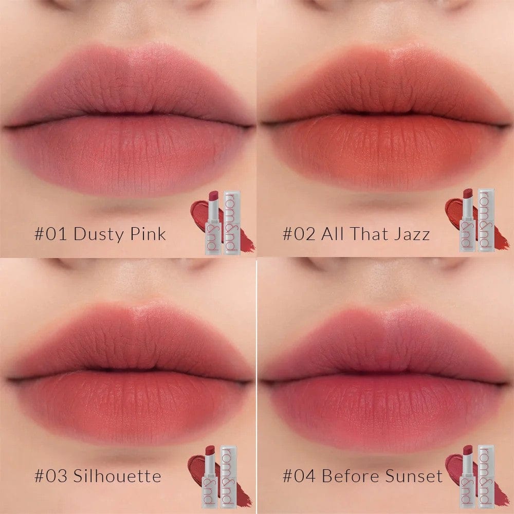 Rom&nd Zero Matte Lipstick, 04 Before Sunset - 3 g