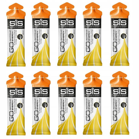 SIS GO Isotonic Energy, Orange - 60 ml x 10 pieces