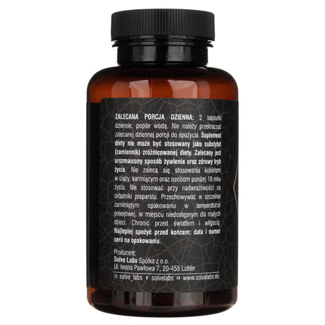 Solve Labs Chaga Mushroom Inonotus Obliquus - 60 Capsules