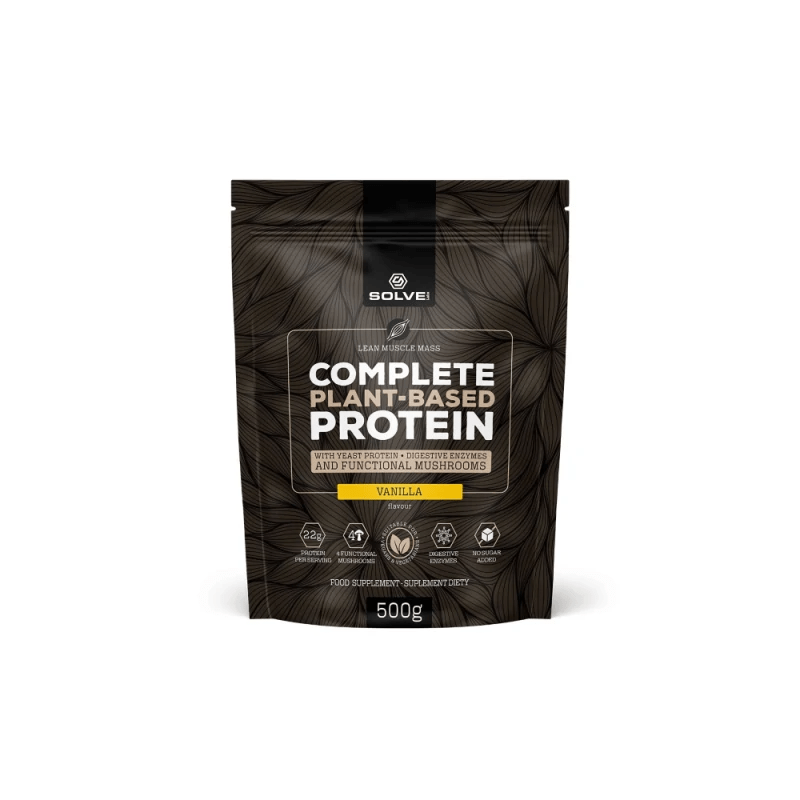 Solve Labs Complete Plant-Based Protein, Vanilla - 500 g