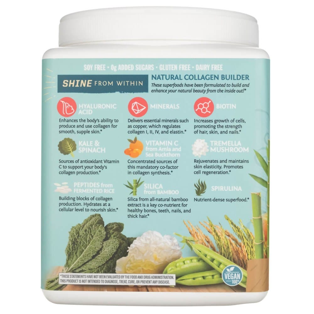 Sunwarrior Collagen Building Protein Peptides, Salt Caramel USA - 500 g