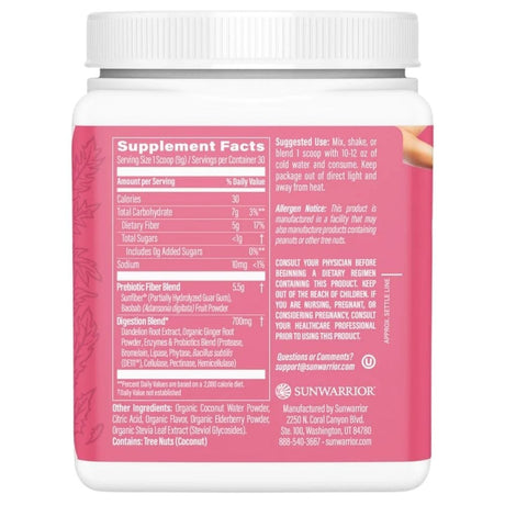 Sunwarrior Shape Core Cleanser, Icy Strawberry - 270 g