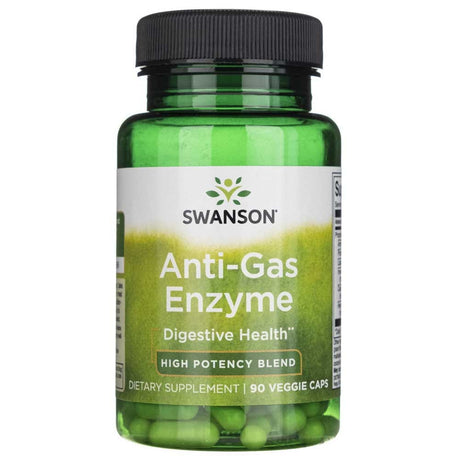 Swanson Anti-Gas Enzyme 40 mg - 90 Veg Capsules
