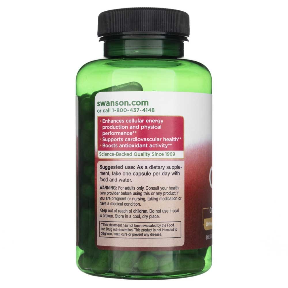 Swanson CoQ10 200 mg - 90 Capsules