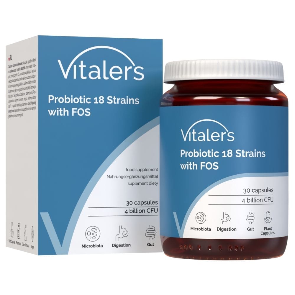 Vitaler's Probiotic 18 Strains met FOS - 30 capsules – Medpak