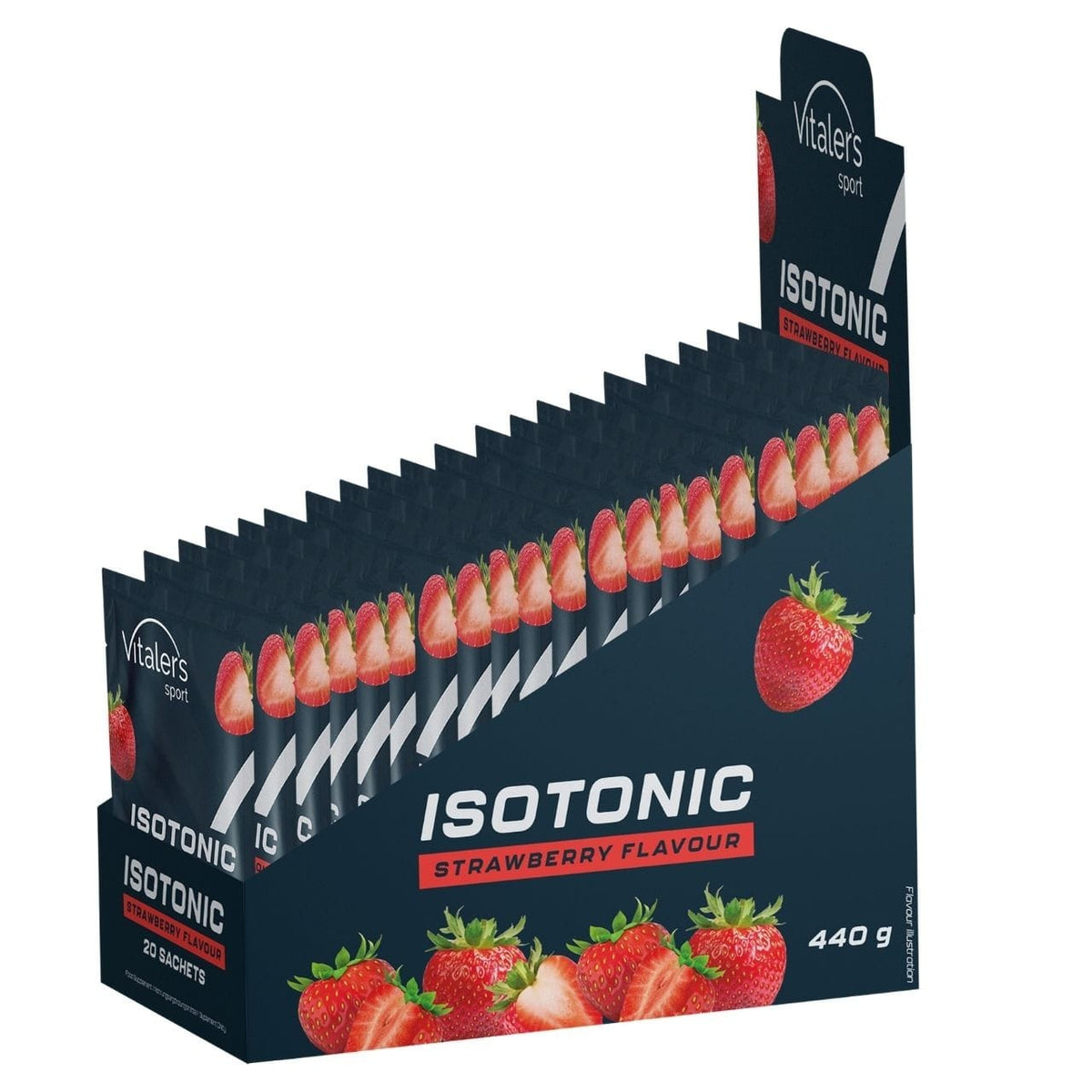 Vitaler's Sport Isotonic Drink, Strawberry - 20 x 22 g