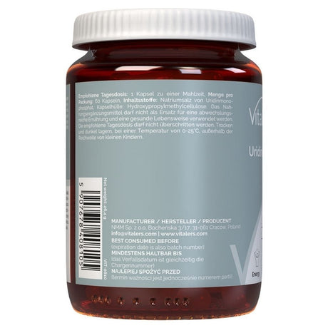 Vitaler's Uridine 300 mg - 60 Capsules