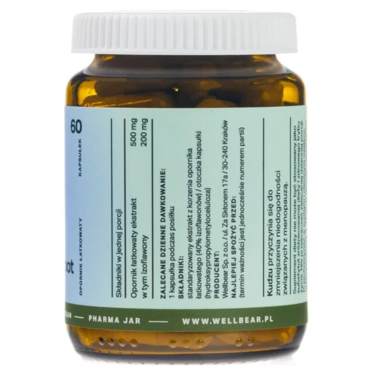 Wellbear Kudzu 500 mg - 60 Capsules