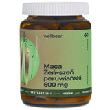 Wellbear Maca 600 mg - 60 Capsules