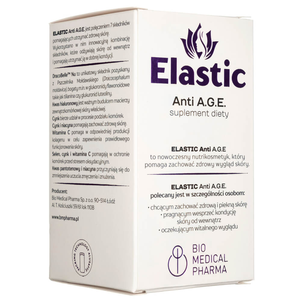 Bio Medical Pharma Elastic Anti A.G.E. - 60 Capsules