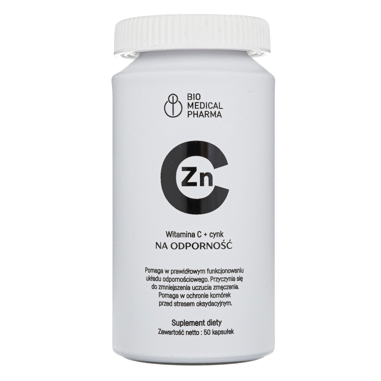 Bio Medical Pharma Vitamin C + Zinc - 50 Capsules