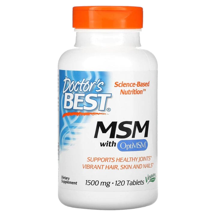 Doctor's Best MSM with OptiMSM 1500 IU - 120 Tablets