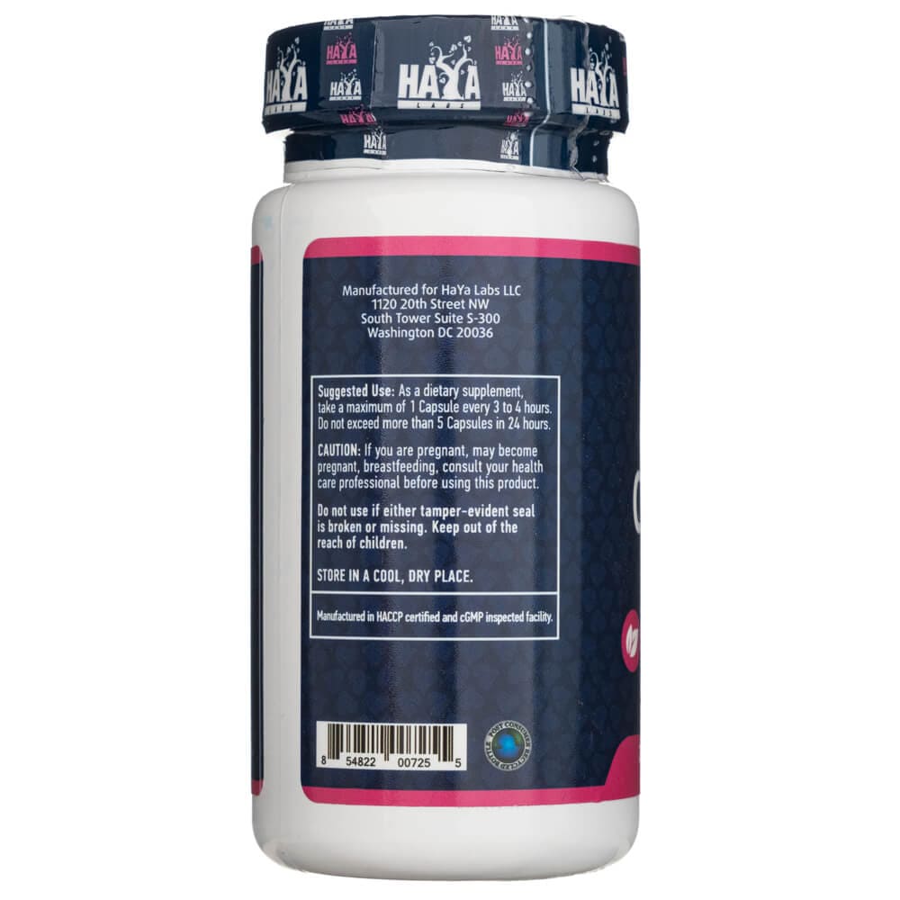 Haya Labs Caffeine 200 mg - 100 Capsules