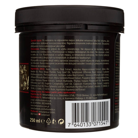 Herbamedicus Unicatum Chondro, Peat Balm - 250 ml