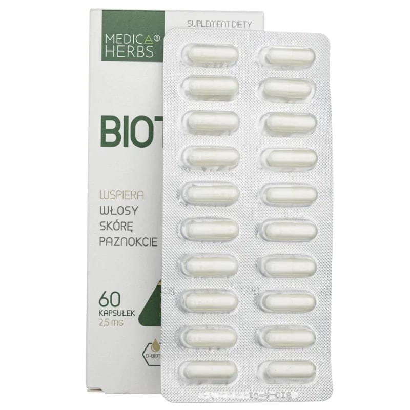 Medica Herbs Biotin 2,5 mg - 60 Capsules
