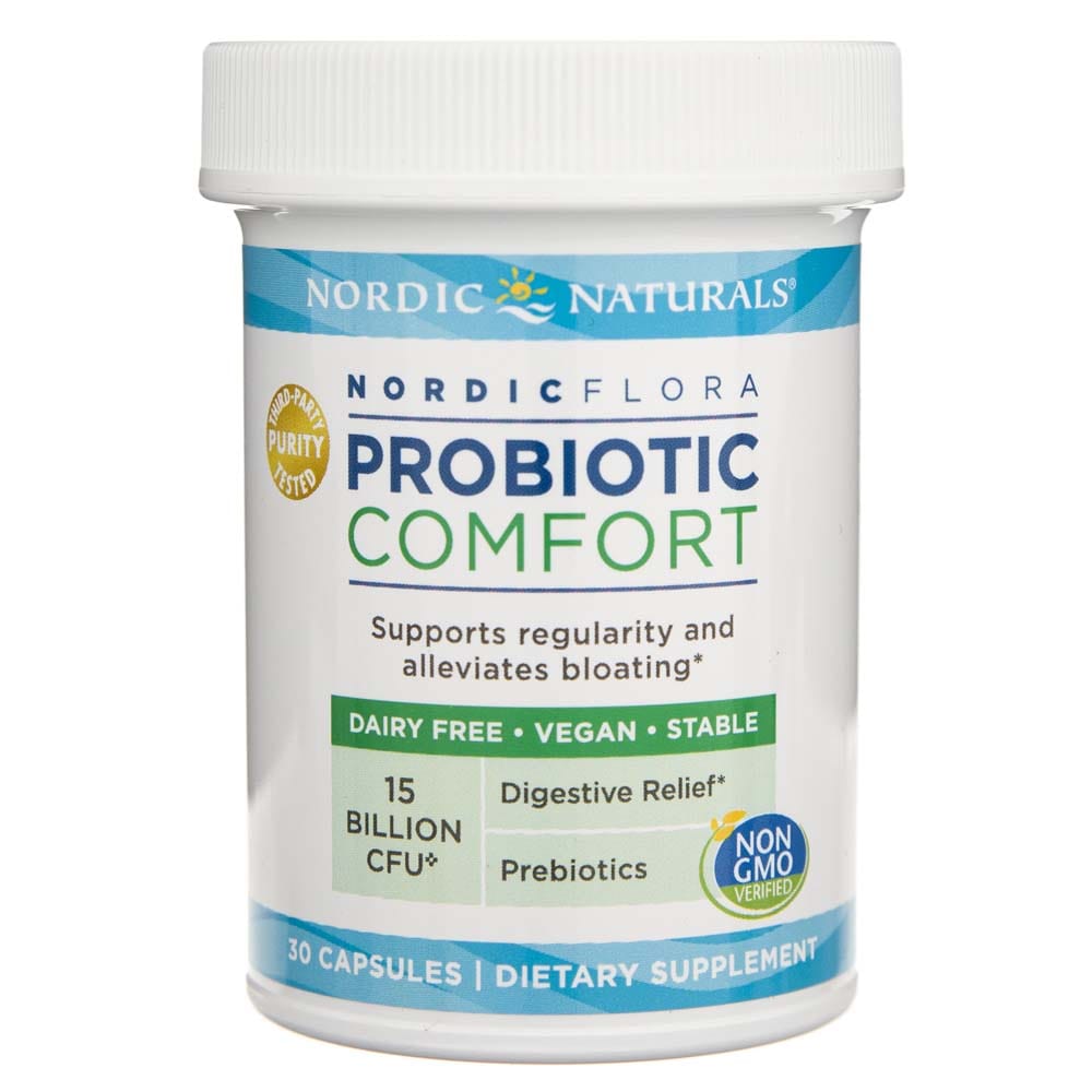 Nordic Naturals Nordic Flora Probiotic Comfort, 15 Billion CFU - 30 Capsules