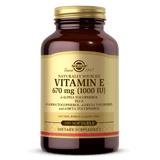 Solgar Vitamin E 670 mg (1000 IU) (d-Alpha Tocopherol) - 100 Softgels