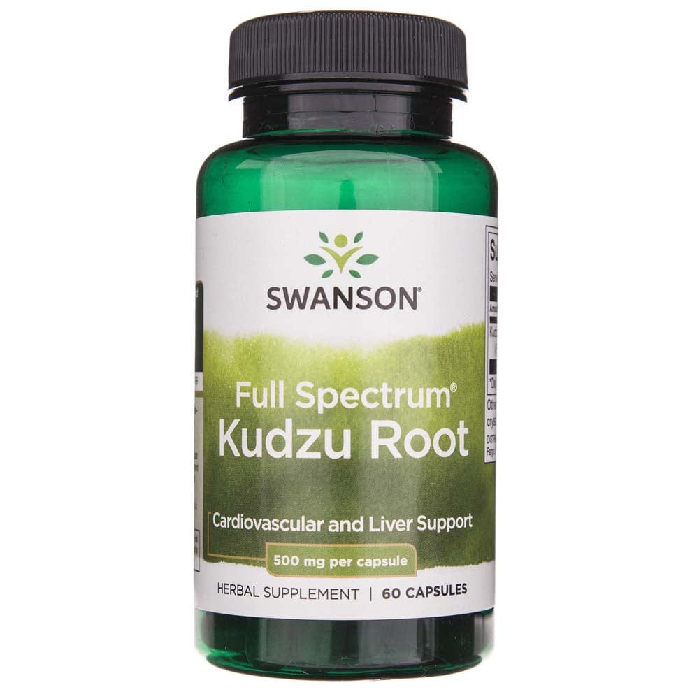 Swanson Full Spectrum Kudzu Root 500 mg - 60 Capsules