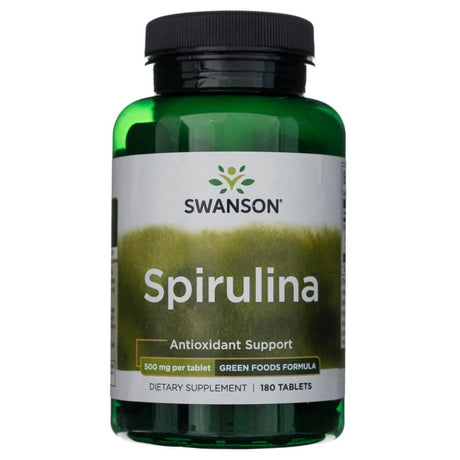 Swanson Spirulina 500 mg - 180 Tablets